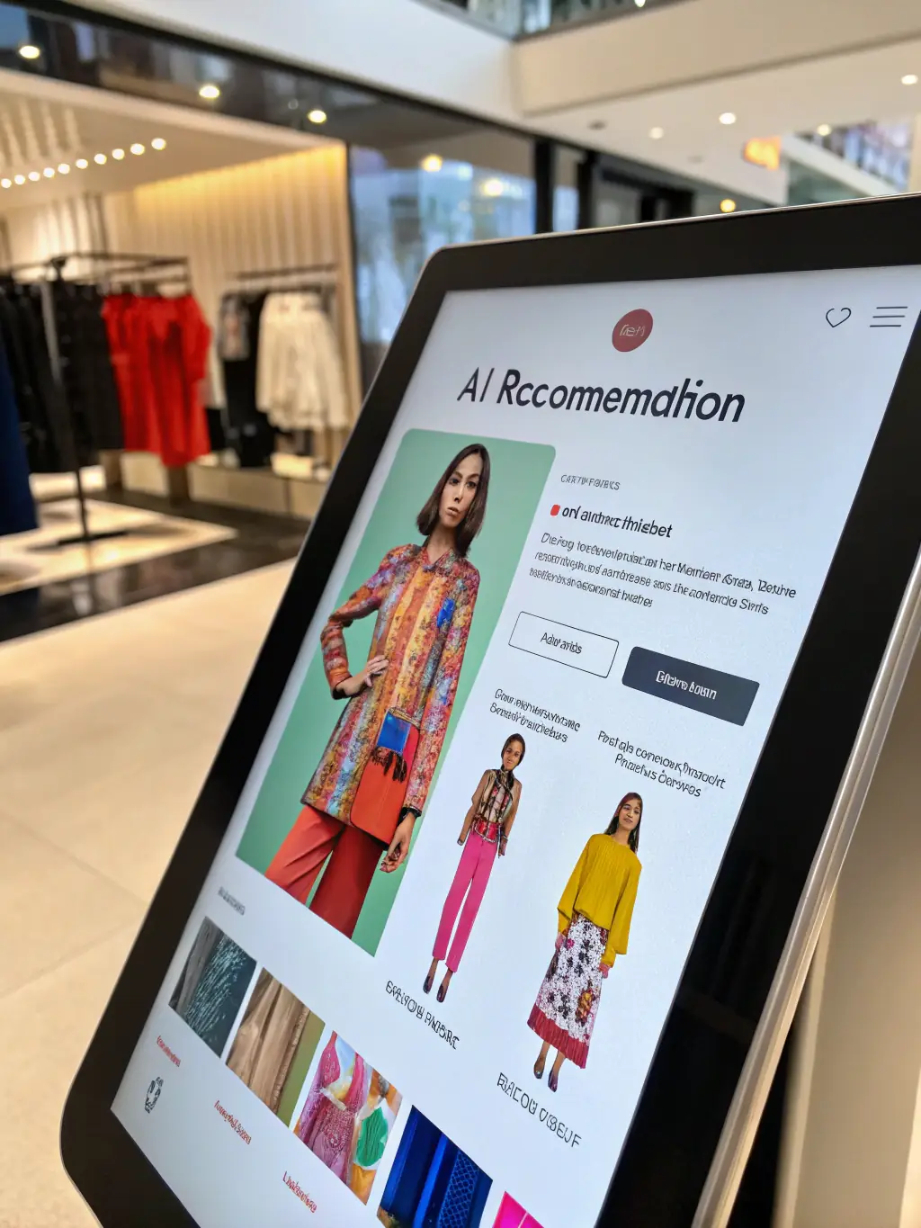 A website interface showing personalized product suggestions tailored to individual users, highlighting Compass Solutions' Personalized Product Recommendations service.